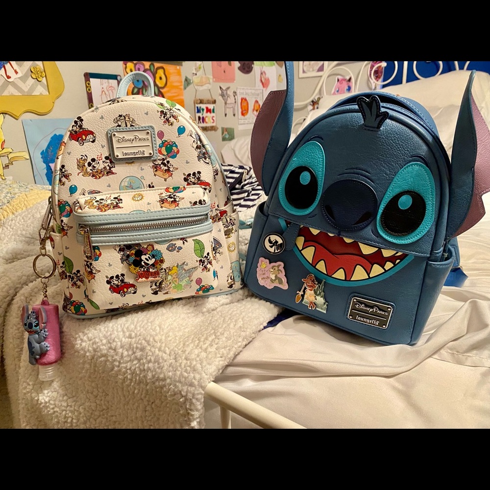 2 Loungefly Disney Park Backpacks